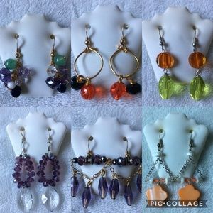 These are handmade earrings made by me!